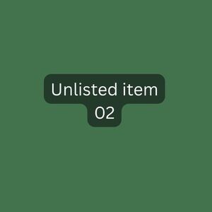 Unlisted item